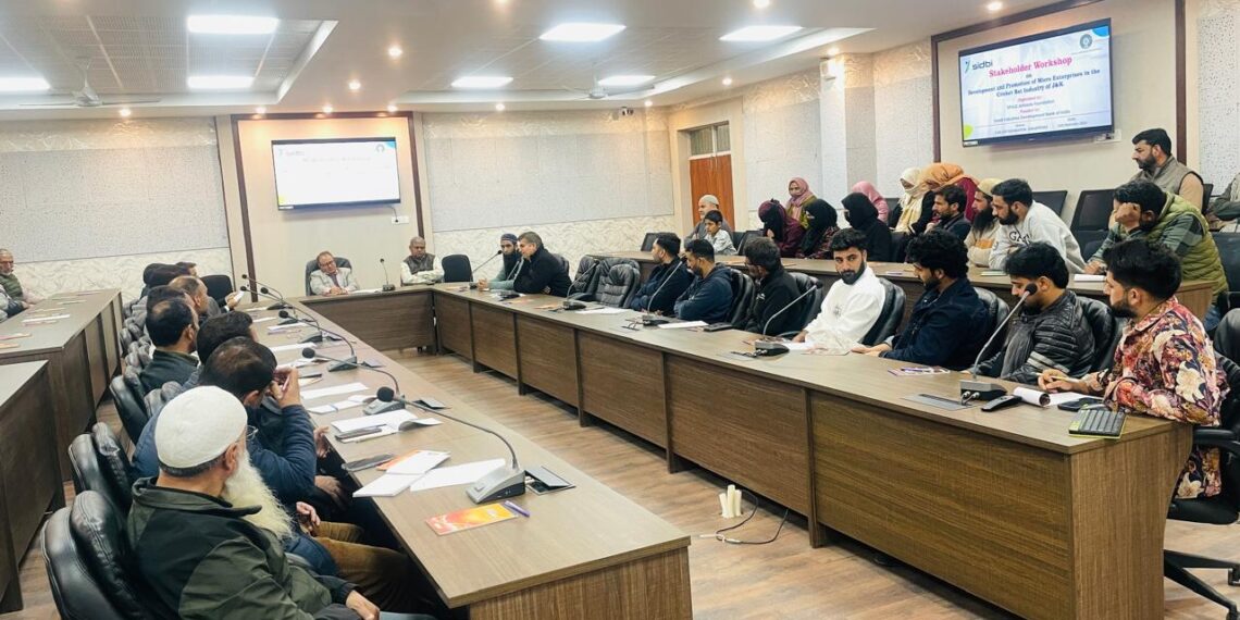 Stakeholder Workshop on Development & Promotion of Micro Enterprises in Cricket Bat Industry Held at Awantipora