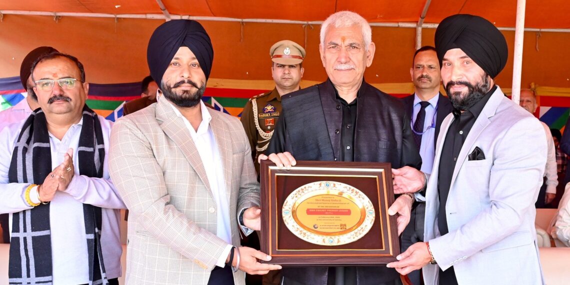 Youth Are the Solution to Every Challenge”: LG Manoj Sinha Inaugurates 2nd Sikh Cricket Premier League in Jammu