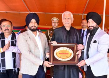 Youth Are the Solution to Every Challenge”: LG Manoj Sinha Inaugurates 2nd Sikh Cricket Premier League in Jammu