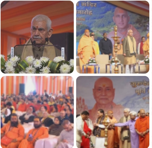 India Rediscovering Its Spiritual Leadership”: LG Sinha at Haridwar Event