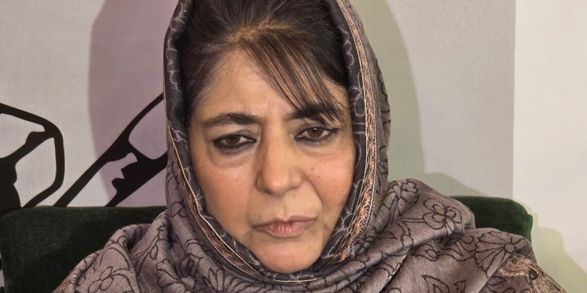 Mehbooba Mufti Calls for Eco-Sensitive Rail Projects, Seeks Rail Link for Chenab Valley, Pir Panjal