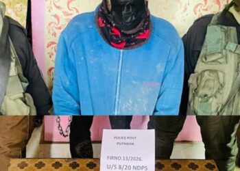 Sopore Police Arrest Drug Peddler at Hygam; Charas Recovered