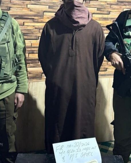 Sopore Police Apprehend Drug Peddler; Charas and Codeine Recovered
