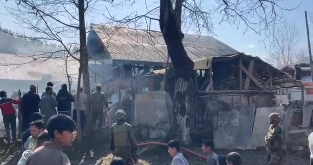 Swift Action By Security Forces, Fire Services Averts Major Tragedy In Gakherpora Kandi.