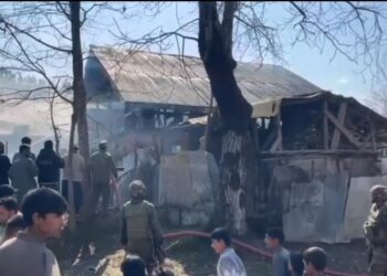 Swift Action By Security Forces, Fire Services Averts Major Tragedy In Gakherpora Kandi.