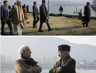 Vice-President Radhakrishnan Mesmerized by Dal Lake’s Beauty, Lauds J&K’s Transformation