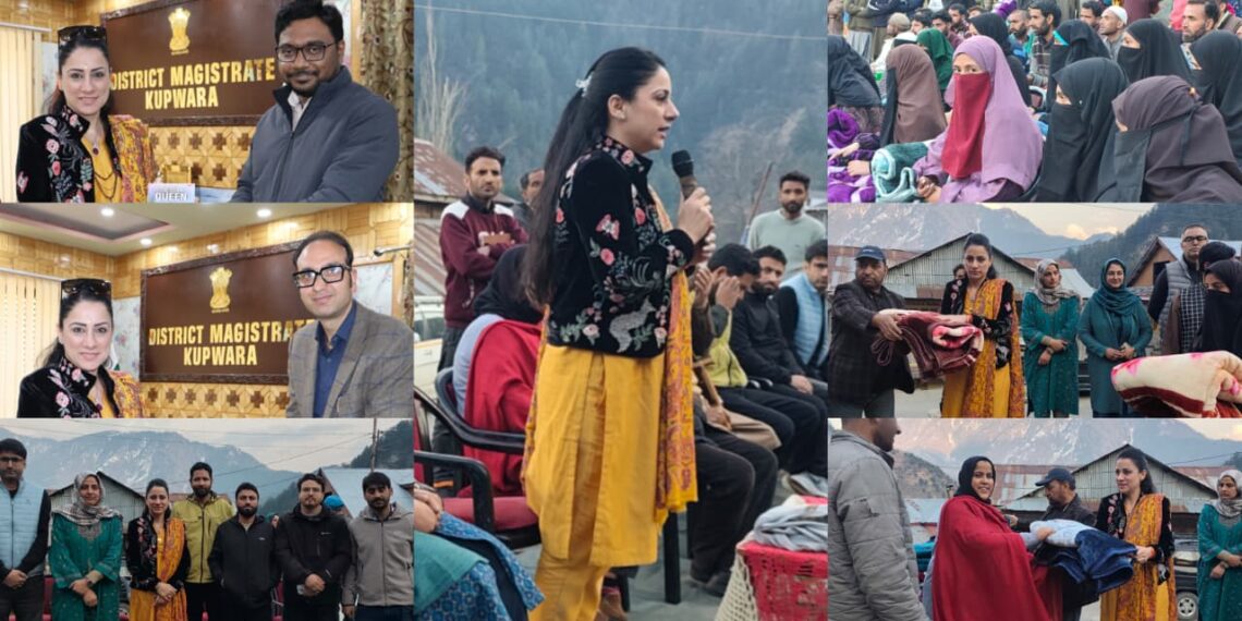 Rouble Nagi Visits LoC Village Amrohi in Tangdhar, Distributes Relief and Interacts with Students