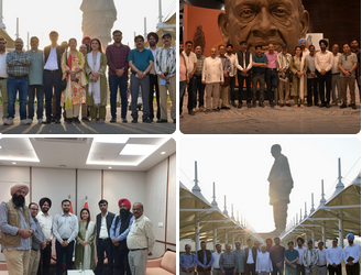 PIB Jammu Media Delegation visits Sardar Sarovar Complex and Statue of Unity in Gujarat