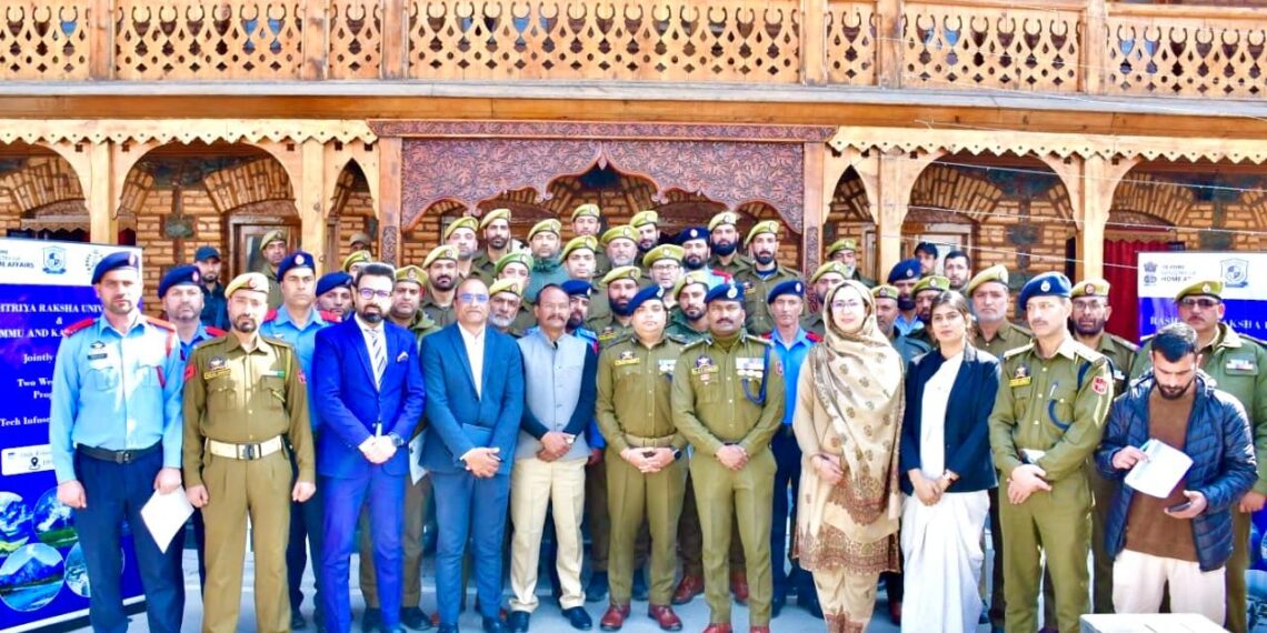Two-Week Workshop on Tech-Infused Tourism Policing Concludes at DPL Srinagar