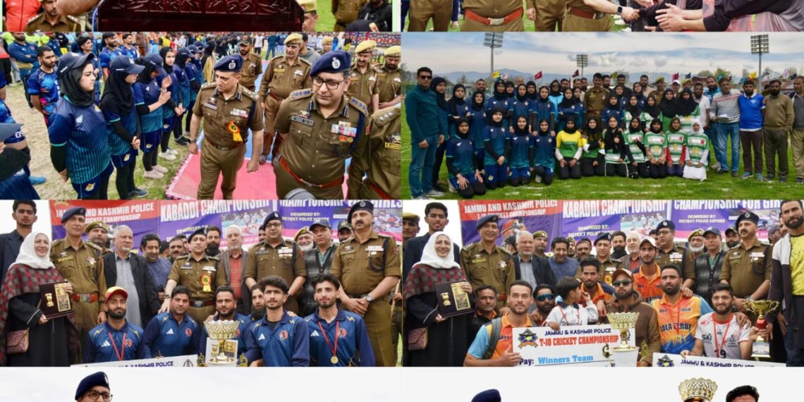 Sopore Police Conclude Sports Activities under Civic Action Programme 2025–26; DIG NKR Graces Event