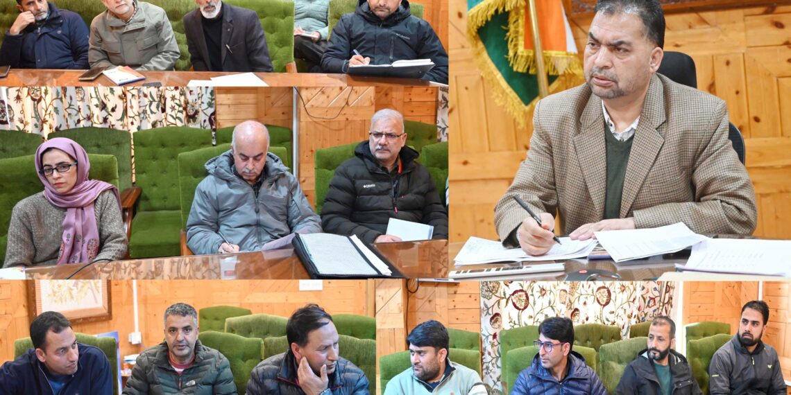 ADDC Shopian reviews progress under JKCIP, HADP