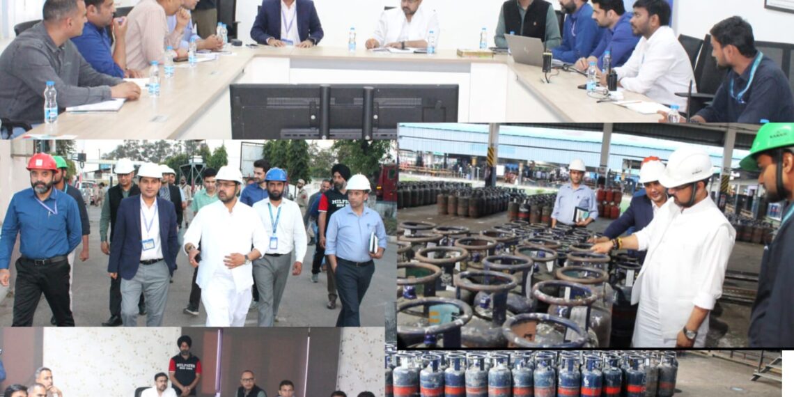 “No Disruption in LPG Supply Will Be Tolerated”: Satish Sharma After Plant Inspection