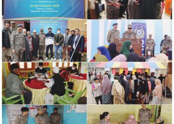 92 Battalion CRPF Hosts Free Medical Camp to Celebrate 87th Raising Day of CRPF
