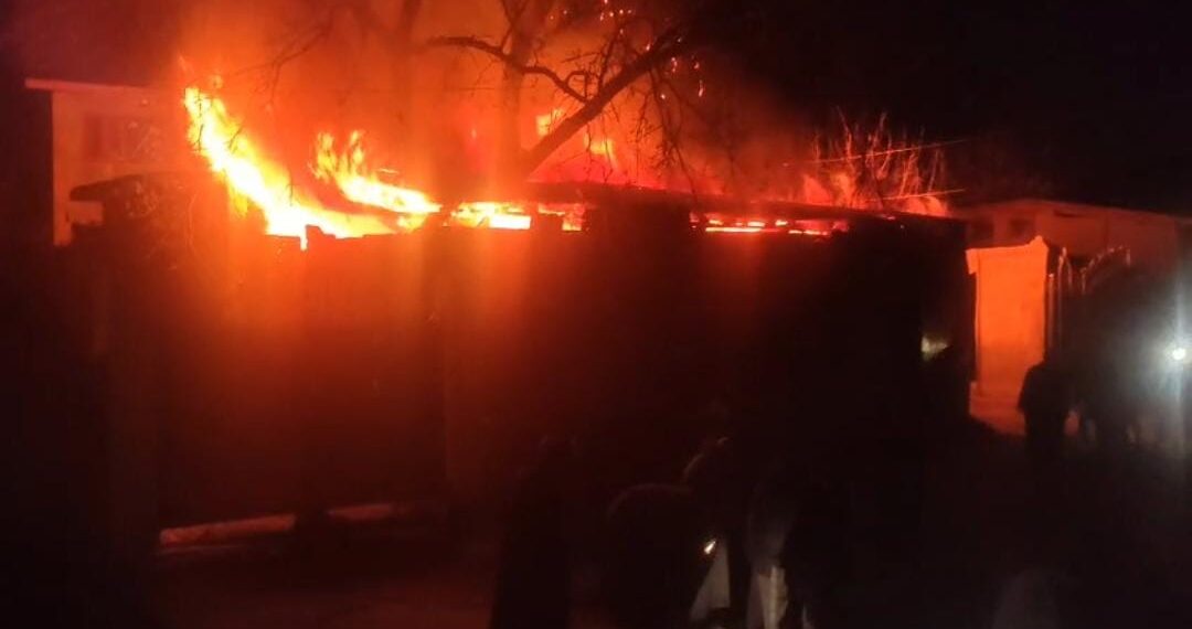 Fire Damages Joinery Mill in Kanjikulla Area of Kulgam