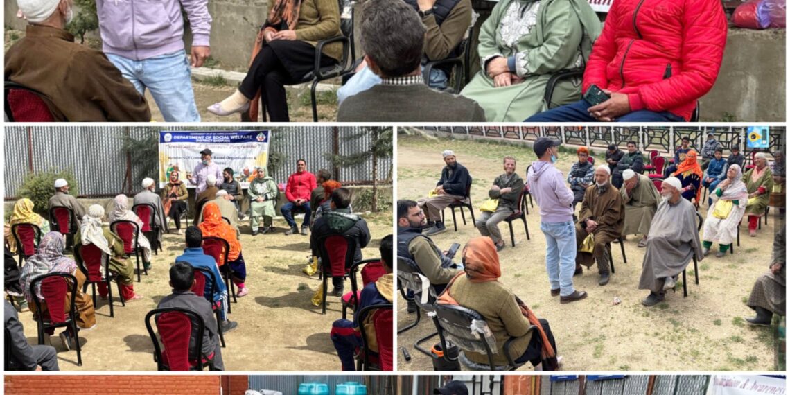 Social Welfare Department Shopian Organises Awareness Programme for Senior Citizens at Palaash