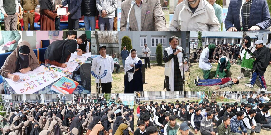 DIPR Shopian conducts Nasha Mukt Awareness Programme at GHSS Zainapora