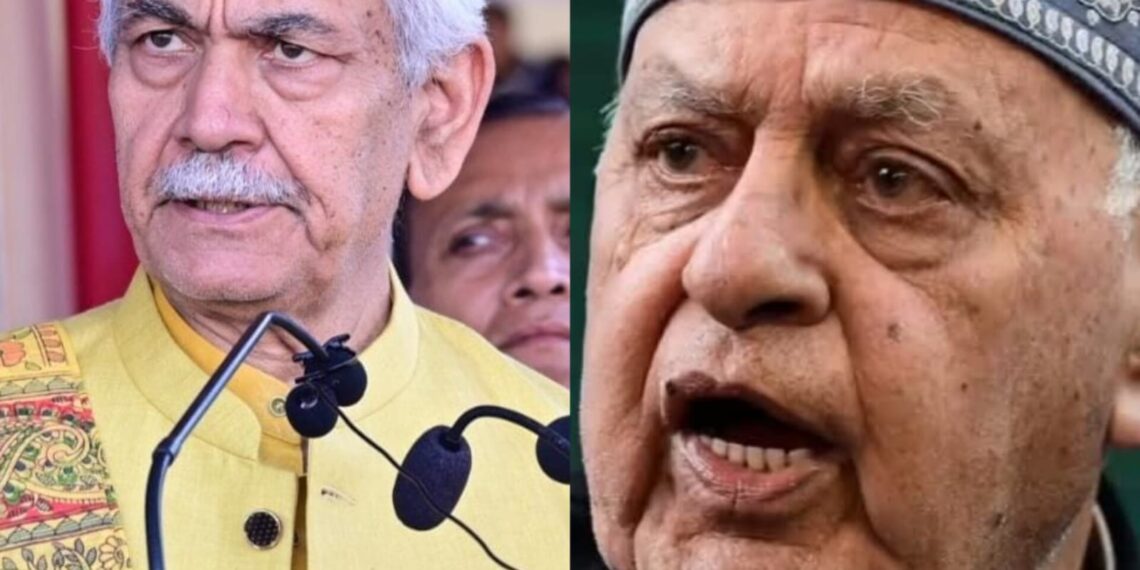 LG Manoj Sinha Rings Farooq Abdullah, Orders Thorough Probe into Firing Incident