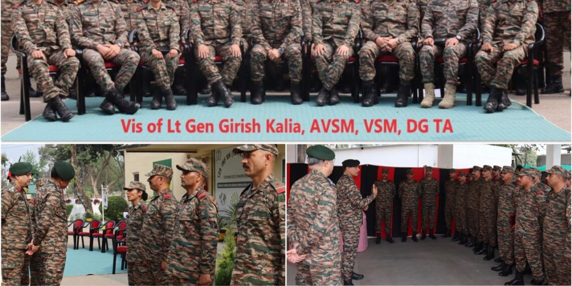 Director General Territorial Army visits “Chinar Eco Warriors”; Applauds Exemplary Contribution to the Greening of Jammu & Kashmir