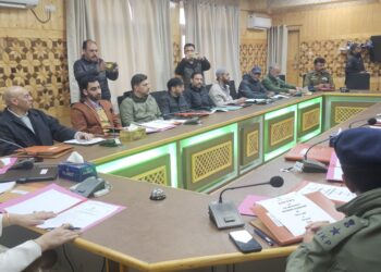 Waqf Chairperson Dr Andrabi chairs meetings with Administration in Srinagar for arrangements on Eid