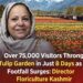 “Over 75,000 Visitors Throng Tulip Garden in Just 8 Days as Footfall Surges”: Director Floriculture Kmr