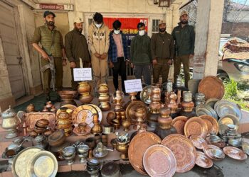Budgam Police Solved Three Theft Cases, Accused Arrested, Property Worth Lakhs Recovered
