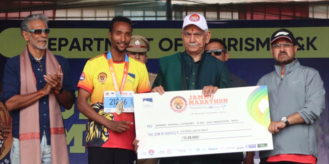 Jammu Marathon Marks New Sporting Era, Showcases UT’s Global Potential: LG Sinha