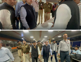 Northern Railway Fully Prepared to Ensure Smooth Travel During Holi: General Manager Inspects New Delhi and Anand Vihar Stations