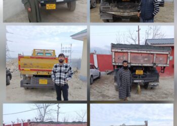 Baramulla Police Tightens Vigil, Six Sand-Loaded Tippers Booked at Delina