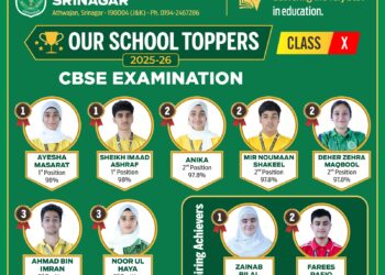 DPS Srinagar Scripts Academic Milestone; Students Shine in CBSE Class 10 Results