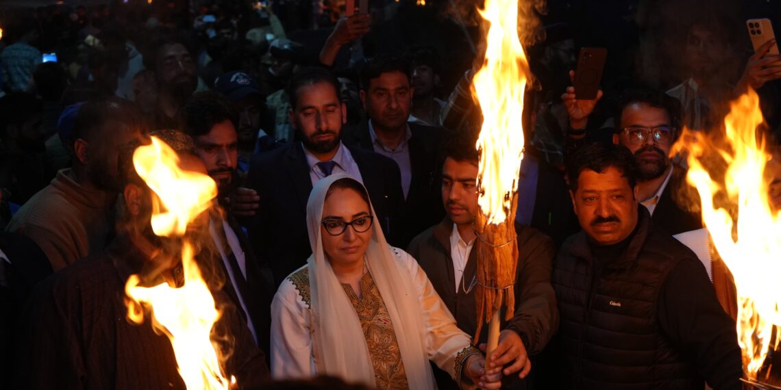 Waqf Chairperson Dr Andrabi participates in Zool Festival at the shrine of Sakhi Zainuddin Wali on the eve of Annual Urs