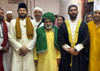 MAAsterG Graces 722nd Urs Mubarak -Hazrat Amir Khusro (RA) Program as Chief Guest in New Delhi