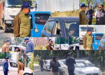 Traffic Enforcement Drive Intensified in Doodhpathri and Rural Areas of Beerwah; 20 Challans Issued