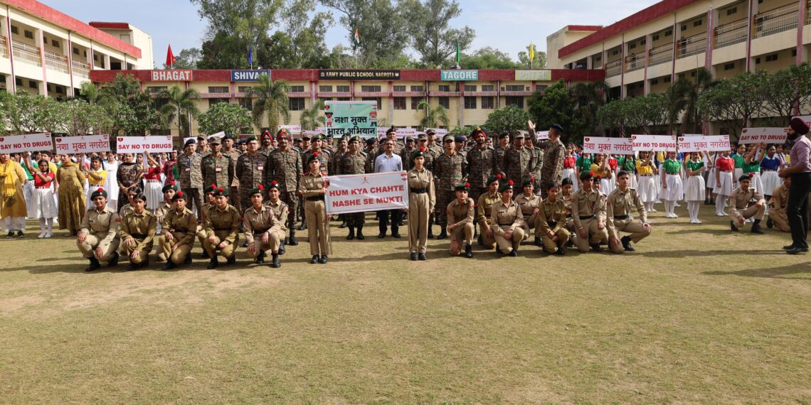Army Launches 100-Day Anti-Drug Drive in Nagrota Under Nasha Mukt Bharat Abhiyan