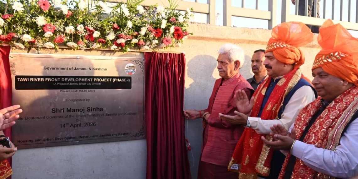 “Tawi Riverfront Phase-I Marks New Era of Urban Transformation in Jammu”: LG Sinha