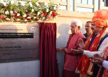 “Tawi Riverfront Phase-I Marks New Era of Urban Transformation in Jammu”: LG Sinha