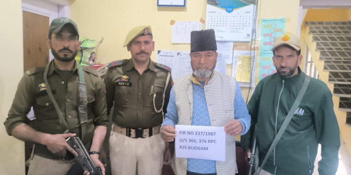 “Law Finally Catches Up: Absconder Held After 39 Years in Rape Case in Budgam”