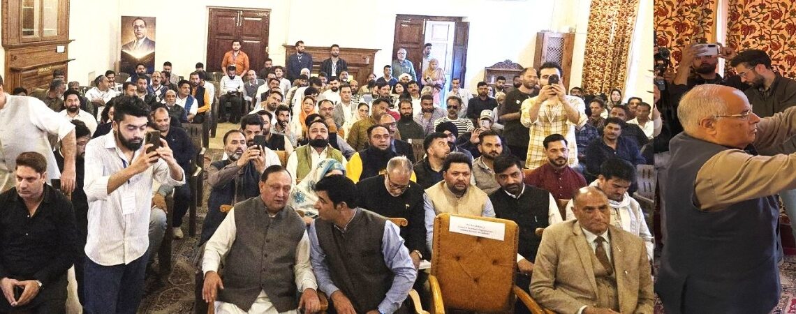 BJP Holds Srinagar Seminar, Pays Homage to Dr. B.R. Ambedkar’s Legacy