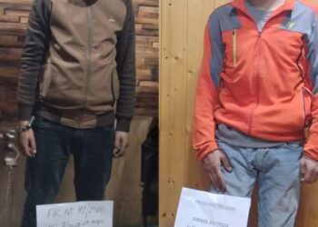 Drug Crackdown Intensifies in Sopore; Two Held, Psychotropic Substances Seized in Twin Operations