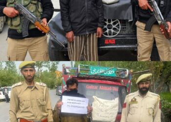 Shopian Police Bust Drug Network Links, Two Held with Contraband in Twin Operations