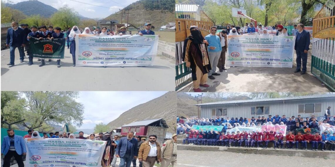 Karnah Administration Organizes Pad Yatras Across Tehsil