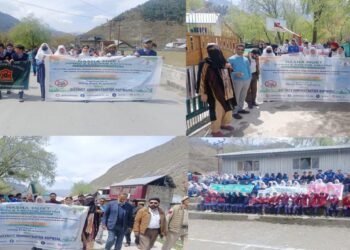 Karnah Administration Organizes Pad Yatras Across Tehsil