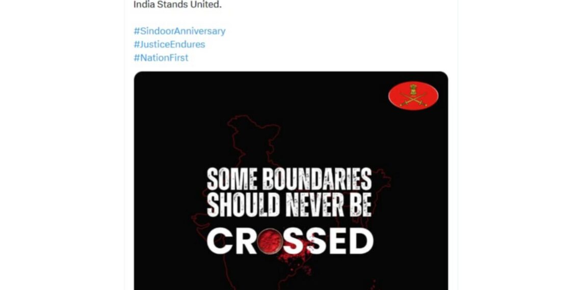 Indian Army Reiterates Strong Message Ahead of Pahalgam Massacre Anniversary