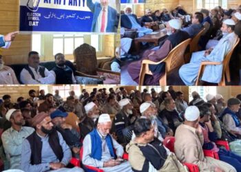 Apni Party Core Committee Reviews Panchayat Poll Strategy in Karnah Meeting
