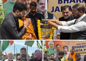 Er. Aijaz Hussain Pays Tribute to Pahalgam Martyrs on 1st Death Anniversary at Srinagar