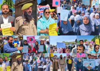Beerwah Unites Against Drug Menace as Hundreds of Students Lead Massive Awareness Rally