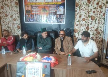 Renzushah Leads April 22 Martyrs’ Tribute, Pushes for 3-Division, 11-District Model in Kashmir