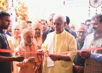 LG Manoj Sinha Calls for Skill-Driven, Value-Based Education at Nagrota School Inauguration