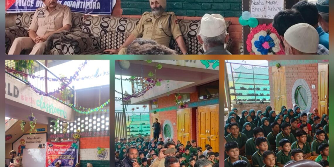 Community Unites in Pampore as Anti-Drug Awareness Drive Strengthens Under Nasha Mukt J&K Abhiyan