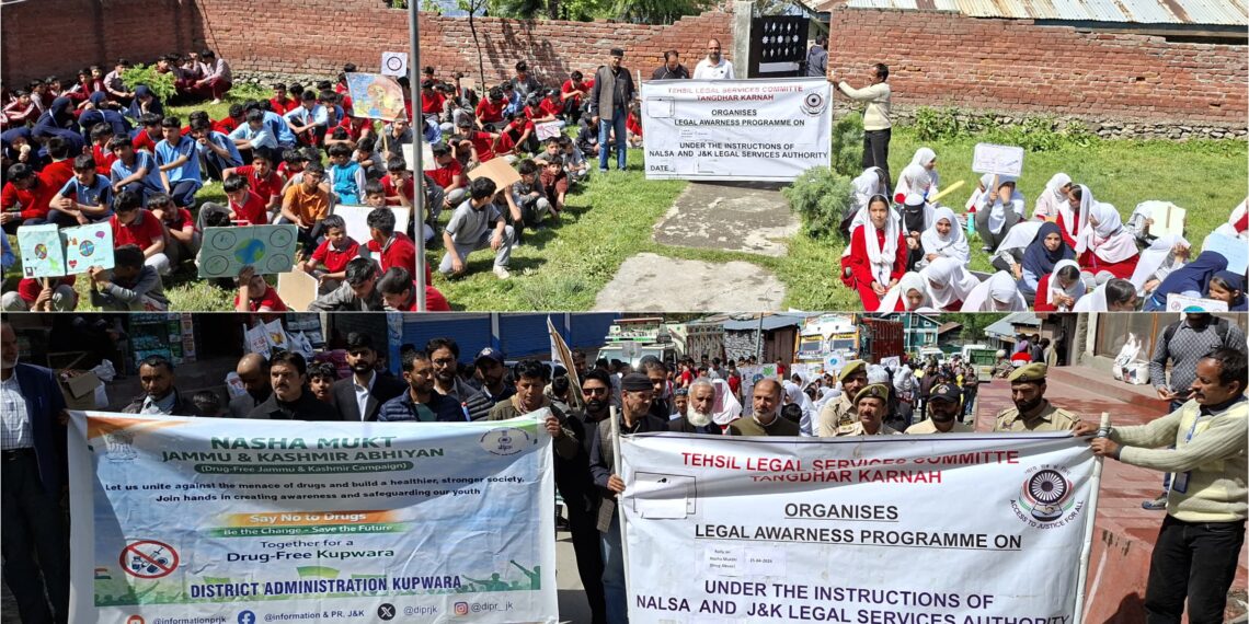 Anti-Drug Awareness Drive Intensifies in Karnah: Legal, Medical Experts Unite at GDC Tangdhar