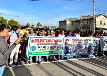 ‘Run for Unity’ Marathon Held in Kokernag Under Nasha Mukht J&K Campaign